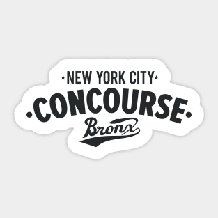 Concourse Bronx Emblem - NY Apparel Sticker